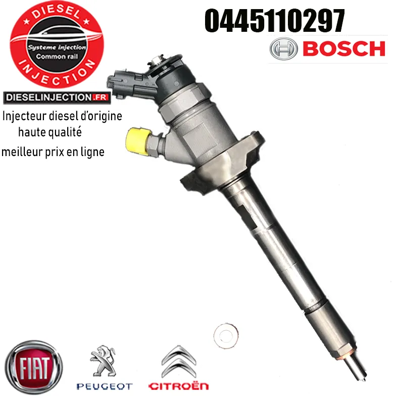 Injecteur Bosch 0445110297 0445110281 9641742880 Reconditionné