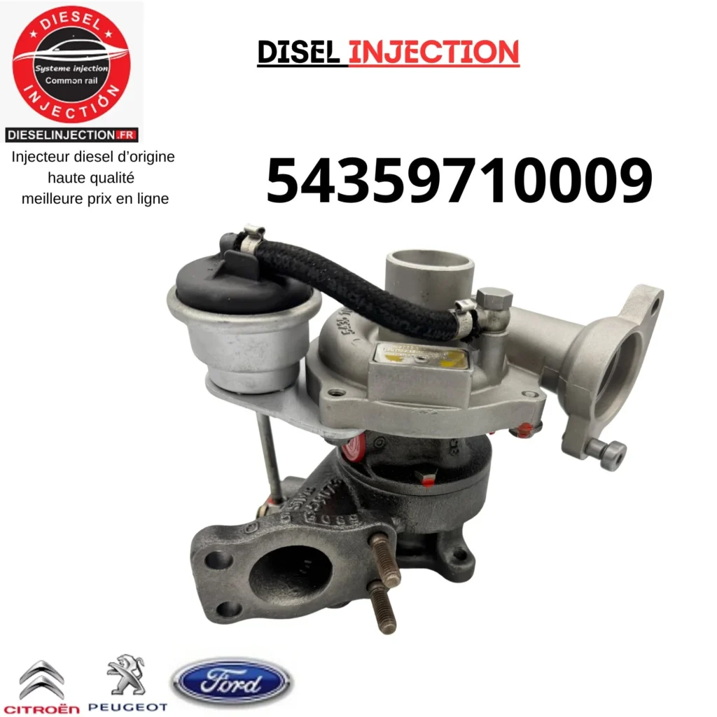 Turbo charger 54359710009 Mazda Citroën Peugeot Toyota 1.41 L TDCi Hdi 70 cv