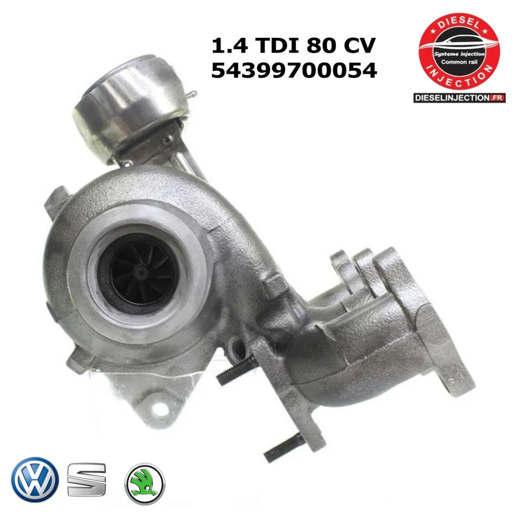 Turbo   1.4 TDI 68 80 cv, 54399700054, 045253019J, 045253019JV, 045253019JX