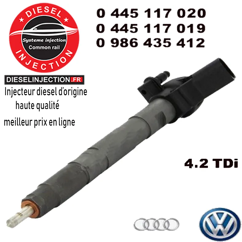 Injecteur bosch piezo 0445117020 – 0445117019  Neuf
