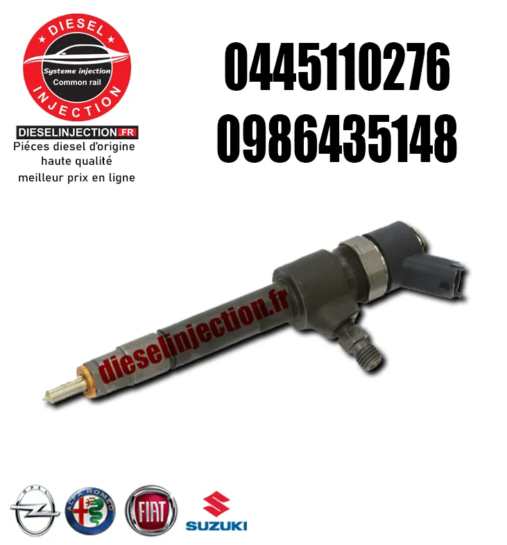 Injecteur bosch 0445110276 - 09864351480445110276 0986435148 0445110165
