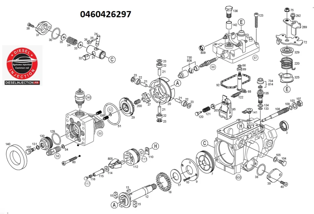 Pompe à injection BOSCH 0460426297