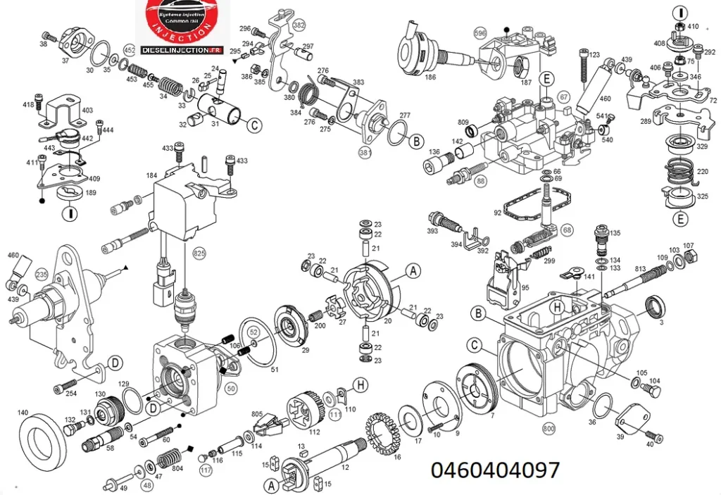 Pompe à injection BOSCH 0460404097