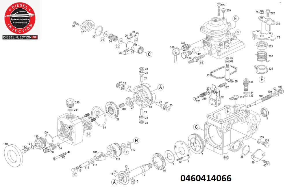 Pompe à injection BOSCH 0460414066