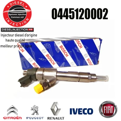 Injecteur bosch 0445120002 - 0986435501 neuf0445120002 , 0986435501