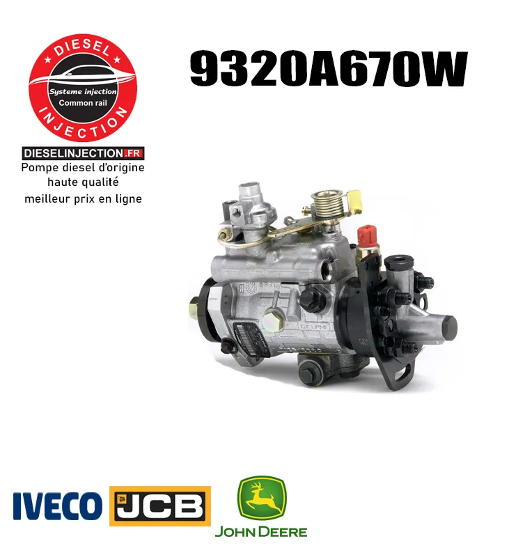 Pompe à haute pression DELPHI 9320A670W Neuve