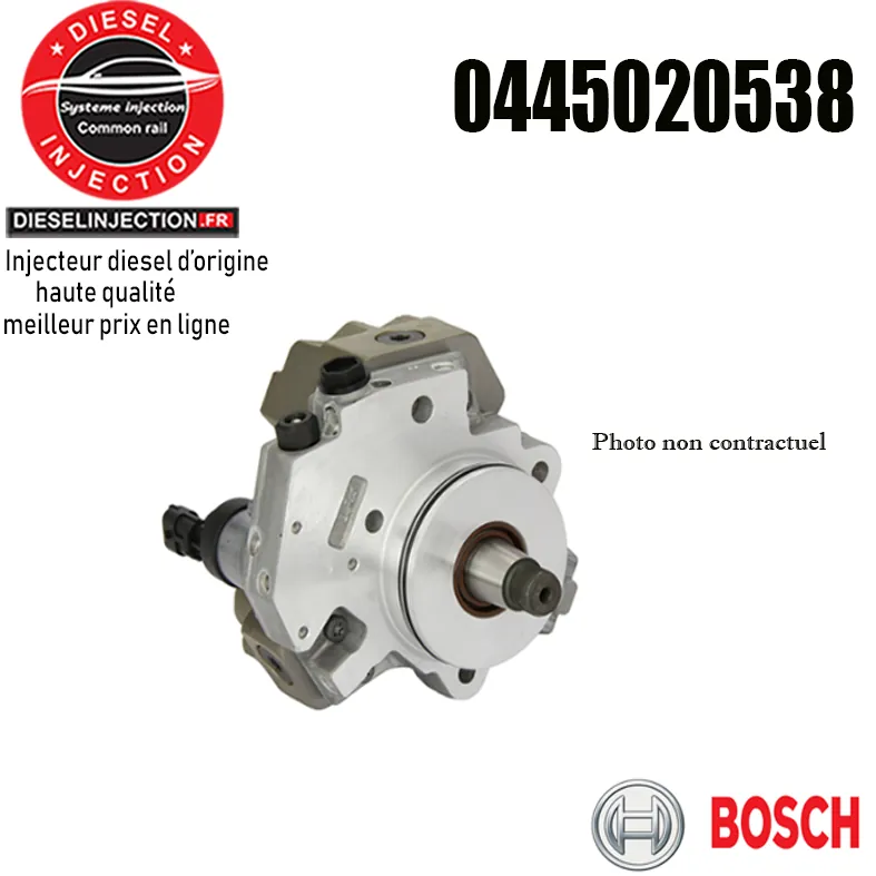 Pompe à haute pression BOSCH 0445020538