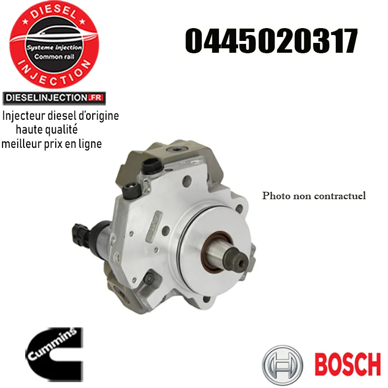Pompe à haute pression BOSCH 0445020317