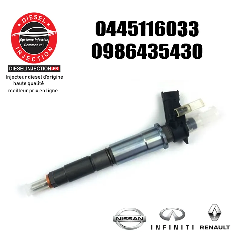 Injecteur bosch piezo 0445116033 – 0986435430