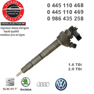 Injecteur bosch 0445110469 - 0445110468 Neuf0445110468-0445110469
