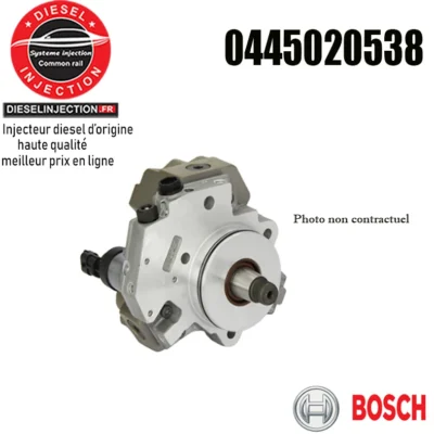 Pompe à haute pression BOSCH 0445020538 Neuve0445020538