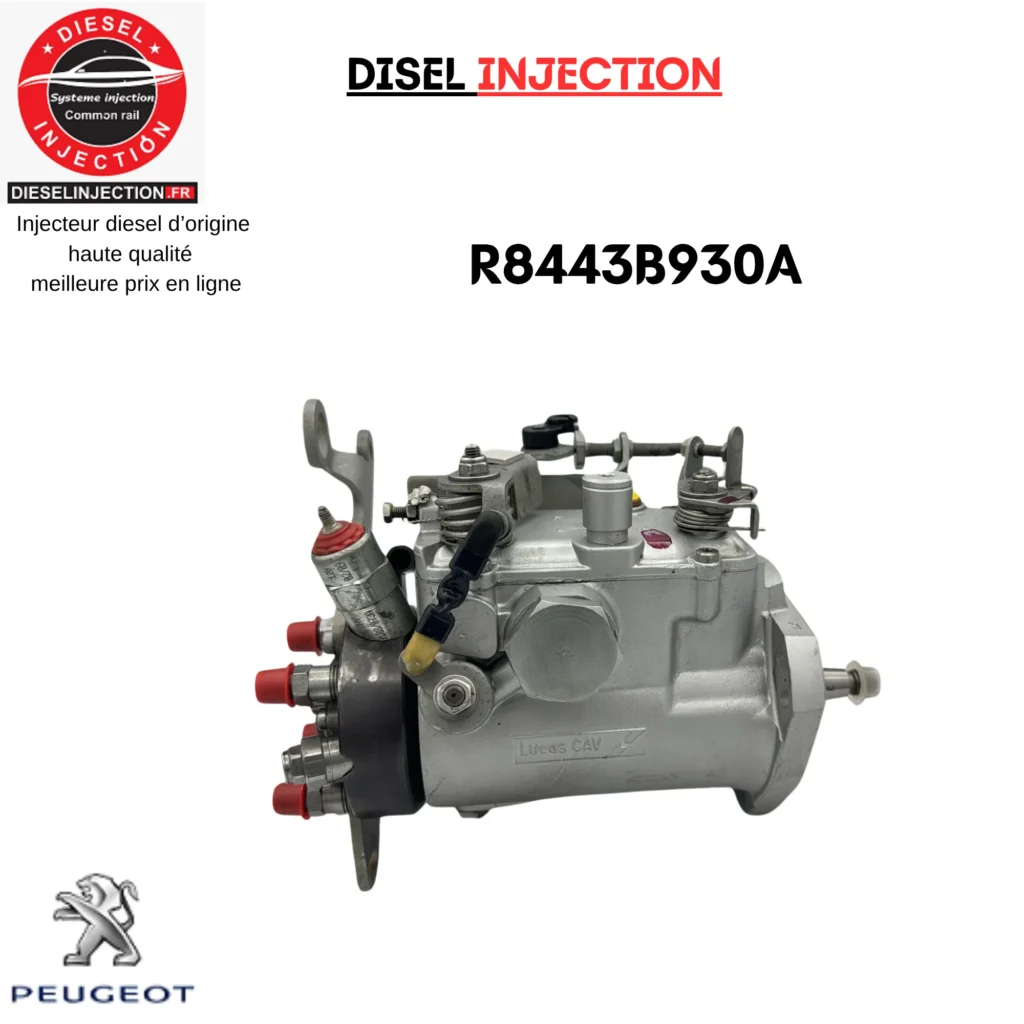 Pompe Injection R8443B930A R8443B934B Delphi Peugeot / Citroen 1.9 D (XUD9) réparation DELPHI