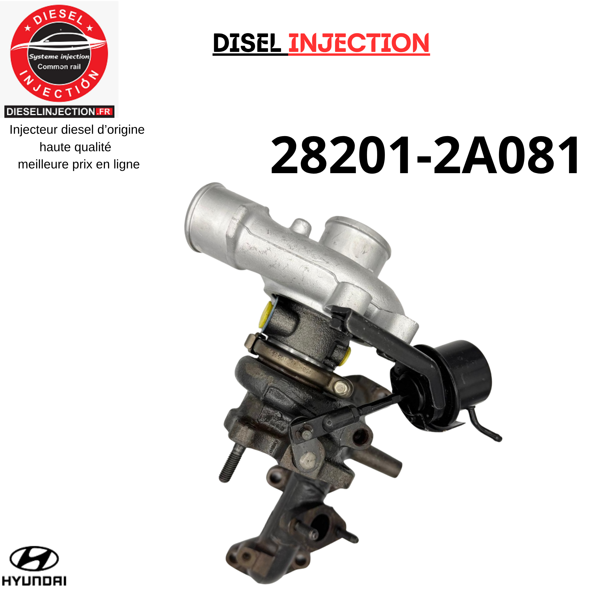 Turbo charger 28201-2A081 Hyundai i20 / Kia Rio 1.1 CRDI 75 hp49173-2810 28201-2A081 003002004446R