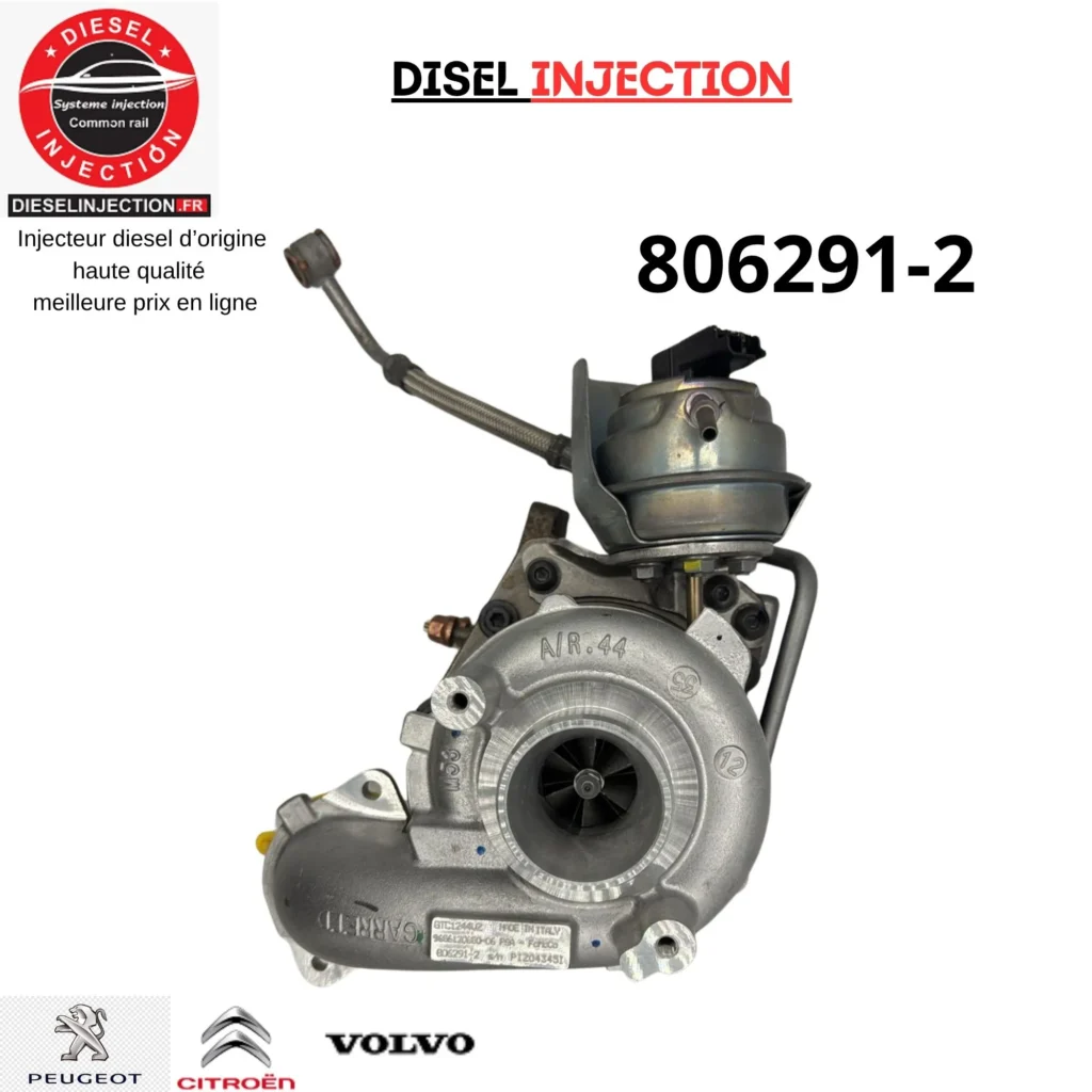 Turbo charger 806291-2 806291-5001S CITROEN C3, PICASSO, C4, C5, DS3, DS4, DS5 et BERLINGO 1.6 Hdi