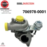Turbo charger 706978-0001 CITROËN C8 2.0 HDi neuf adaptable706978-0001 7069780002 7069781 713667-5003S