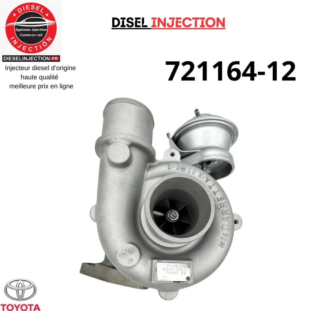 Turbo charger 721164-12 toyota 2.0 D 4D 116 cv 721164-5010S