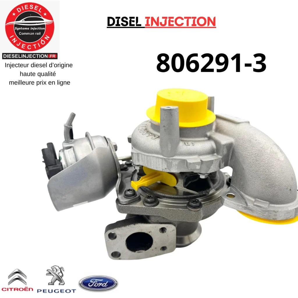 Turbo charger 806291-3 VOLVO V70 3 1.6 D2 114 CV 806291-5001S neuf