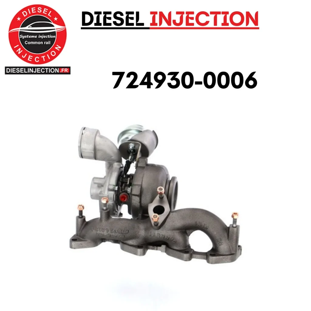 Turbo charger 724930-0006 neuf jrhon Audi A3 2.0TDI (8P/PA) 140HP BILLET